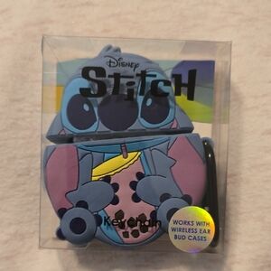 🔵Disney Stitch Blue and Purple Earbud Airpod Case Keychain